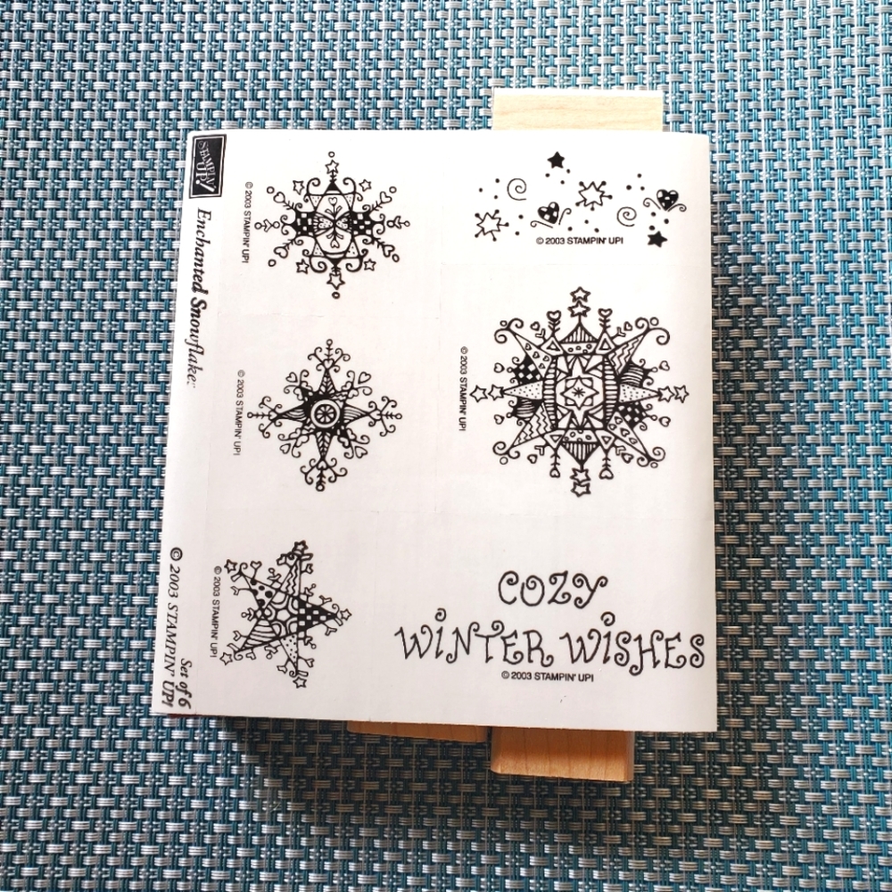 VTG Snow RubberStamps Winter